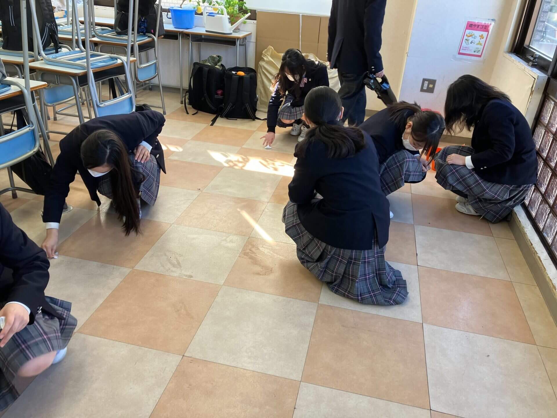 【学級活動】1年生~大掃除をしました~ | クラーク記念国際高等学校