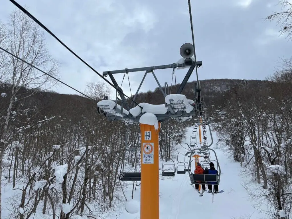 リフトからの景色