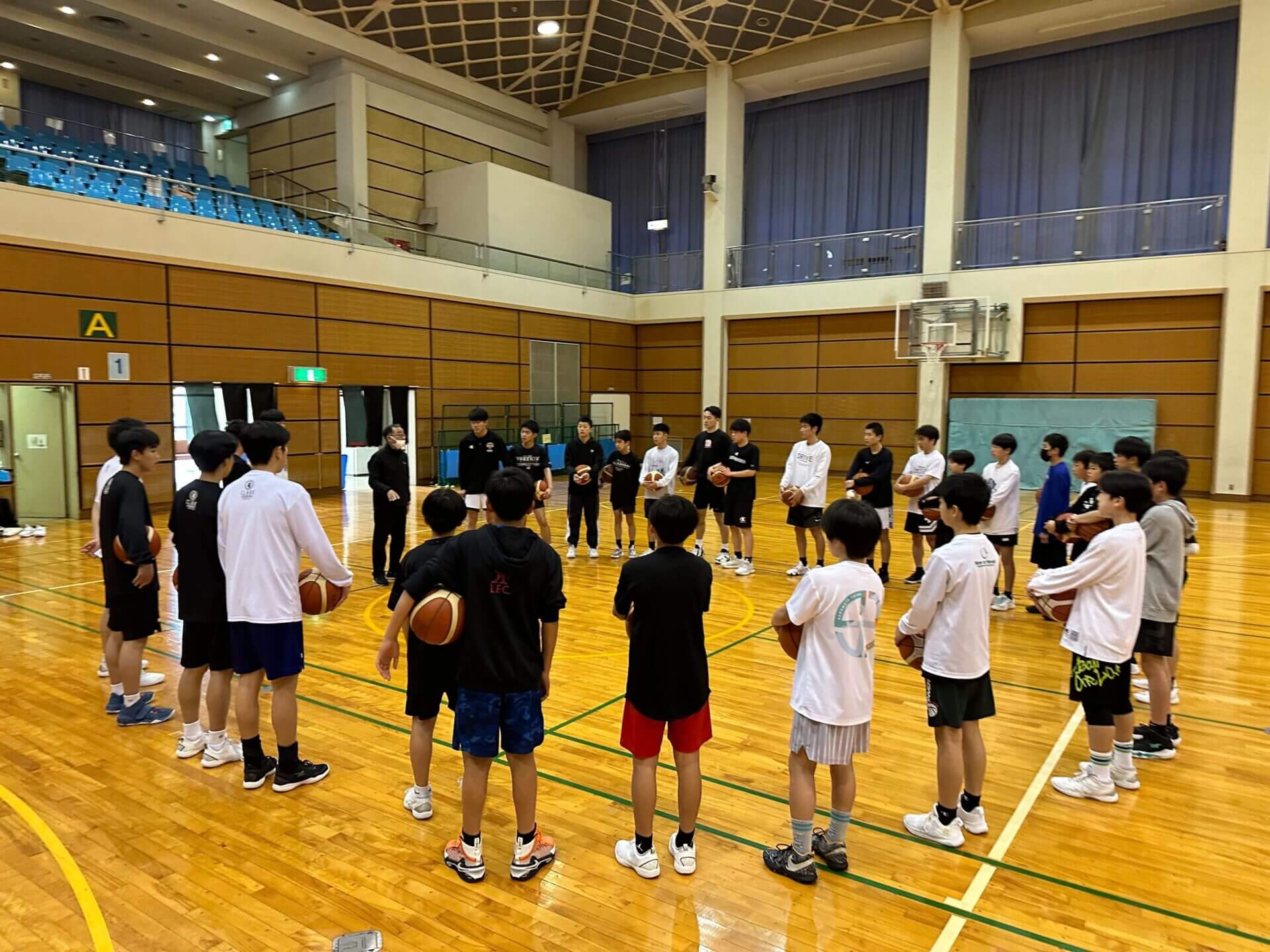 【スポーツコース】広島ドラゴンフライズU15/U18と合同練習を実施！！ | クラーク記念国際高等学校