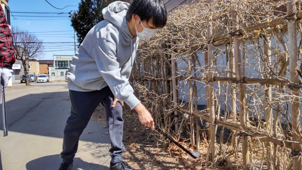 地域清掃活動高１②