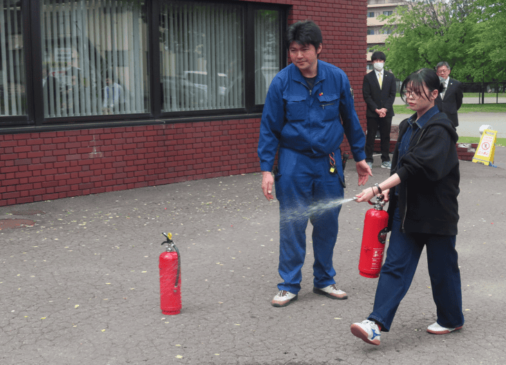 避難訓練 消火訓練①