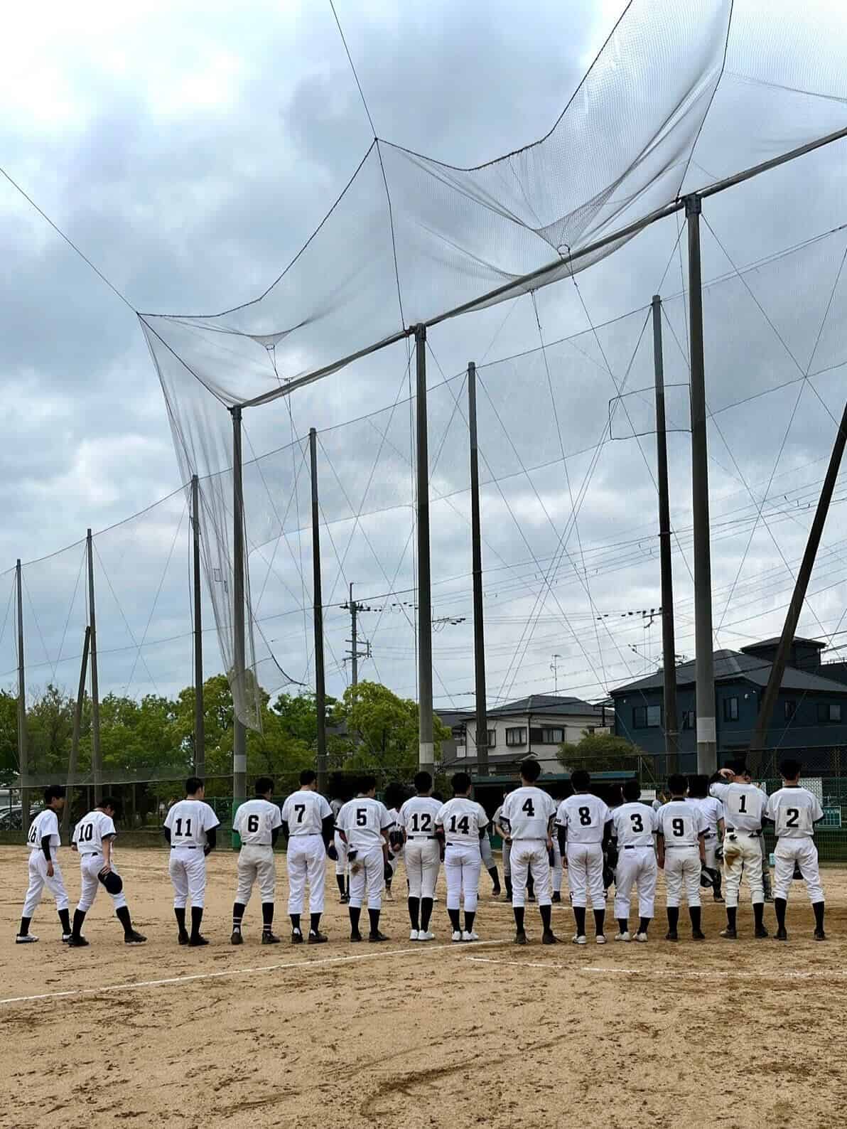クラーク国際記念高校野球部グランドコート 敦賀気比野球部グランドコート