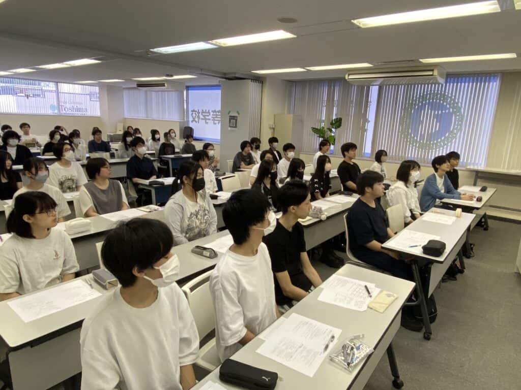 SMARTさいたまキャンパスで実施された1年生向けの進路ガイダンスでは、1人1人が自分に向き合い、考えることができました。