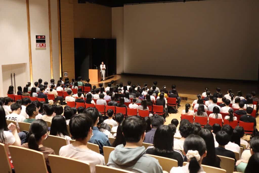 SMARTさいたまキャンパスの避難場所を確認しました！