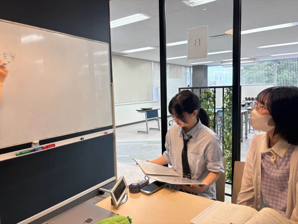 
事前準備を生徒自身で行い、たくさんの時間をかけて交流会に臨みました！