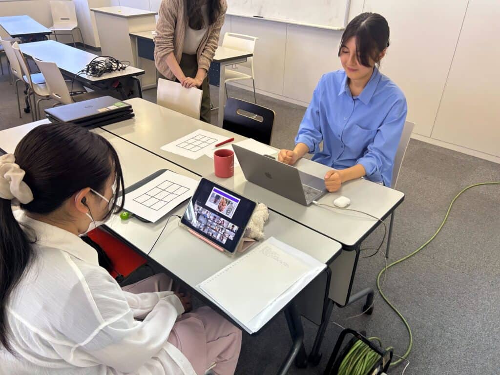 当日、オンラインで繋ぎ、交流会を行いました！