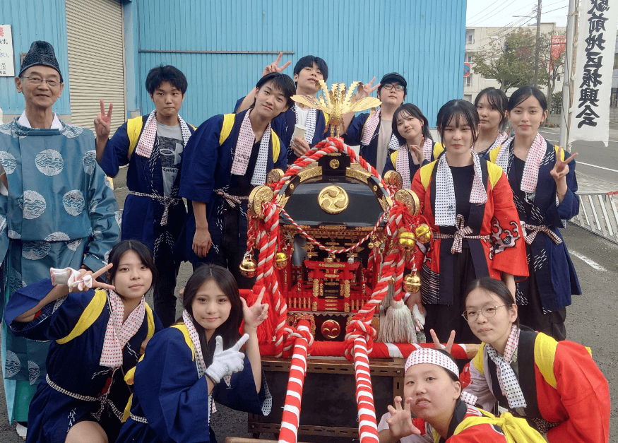 神輿　巡業　集合写真