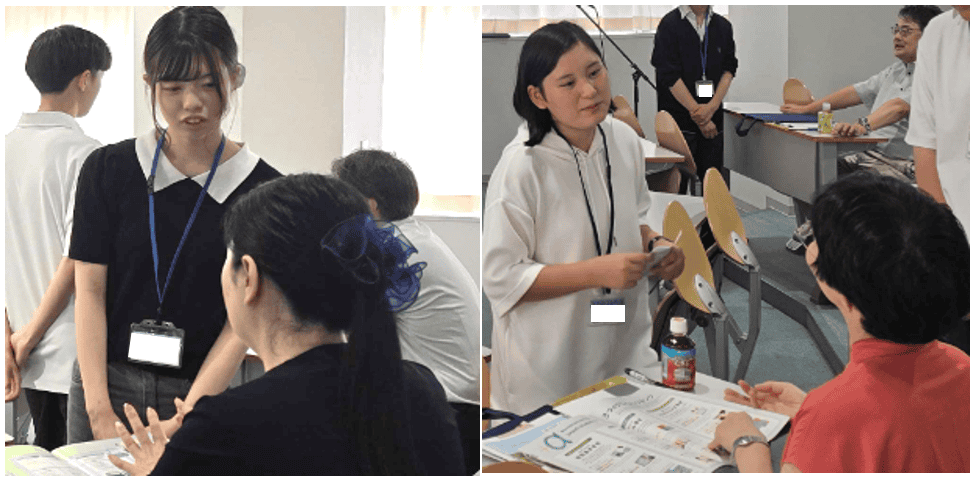教員対象説明会 座談会の様子
