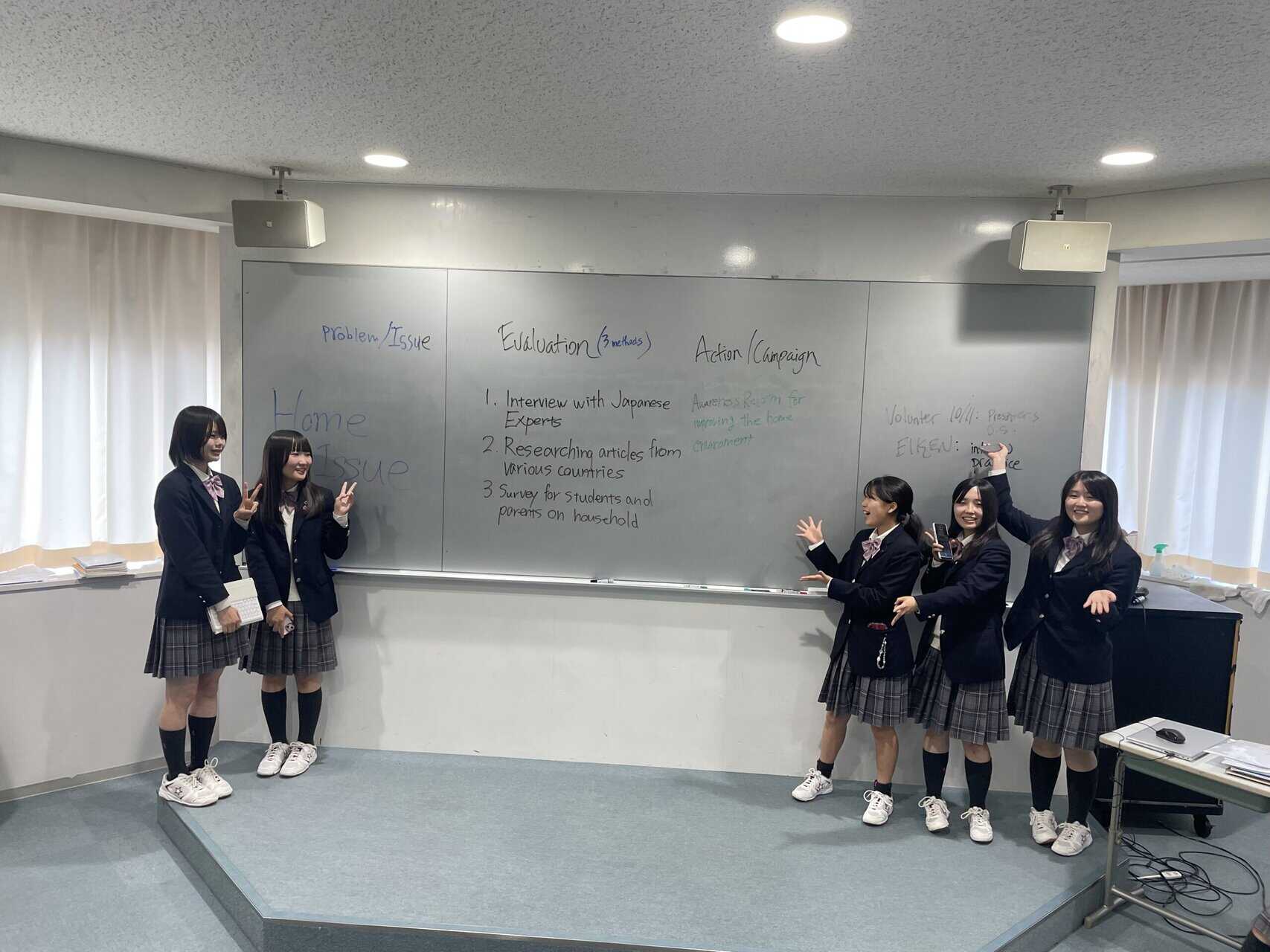 【国際コース】 「Production」授業 ~”行動”で学ぶ~ | クラーク記念国際高等学校