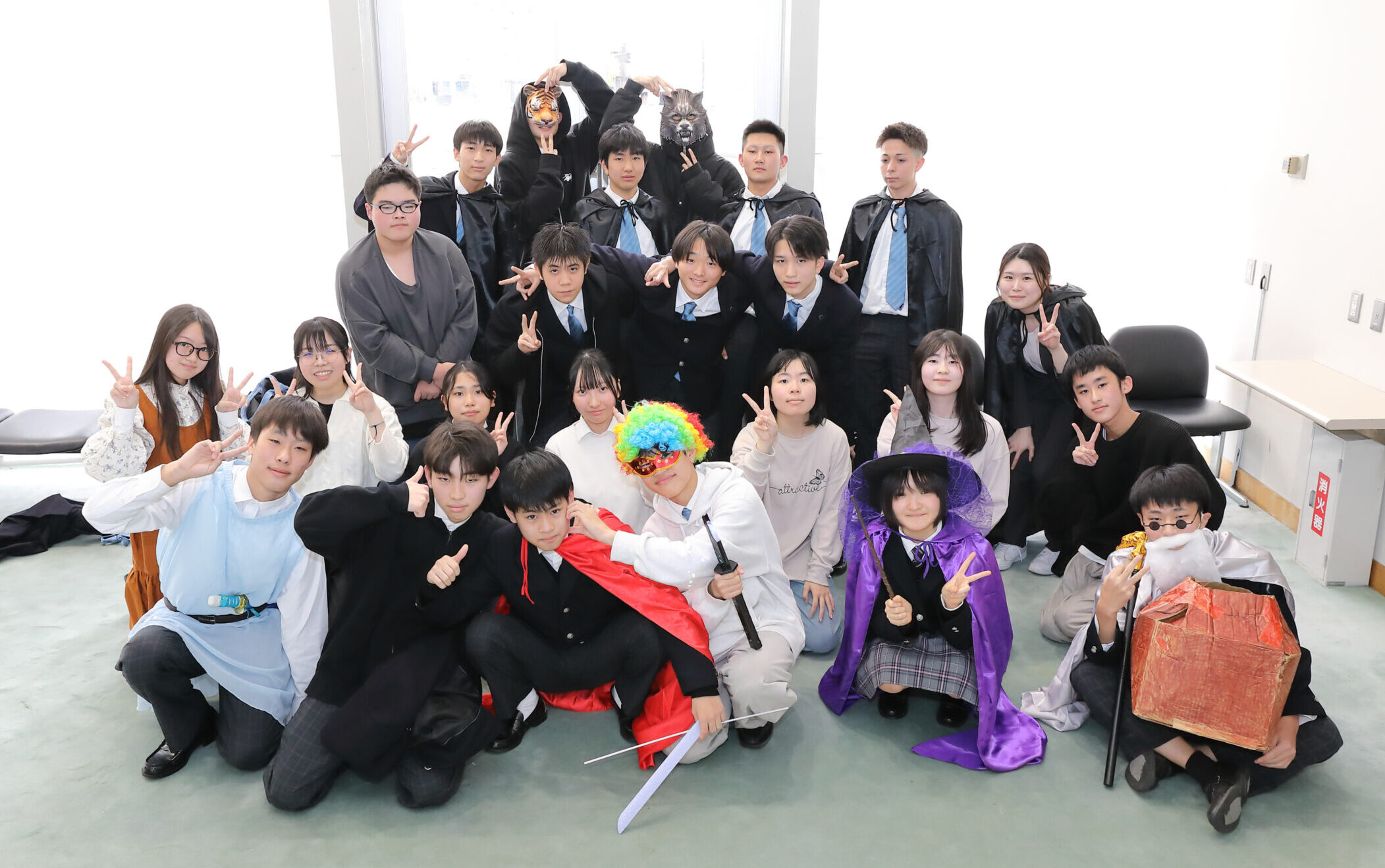 学校行事】平本クラスの文化祭発表「勇者放浪記 クラーク文化祭編
