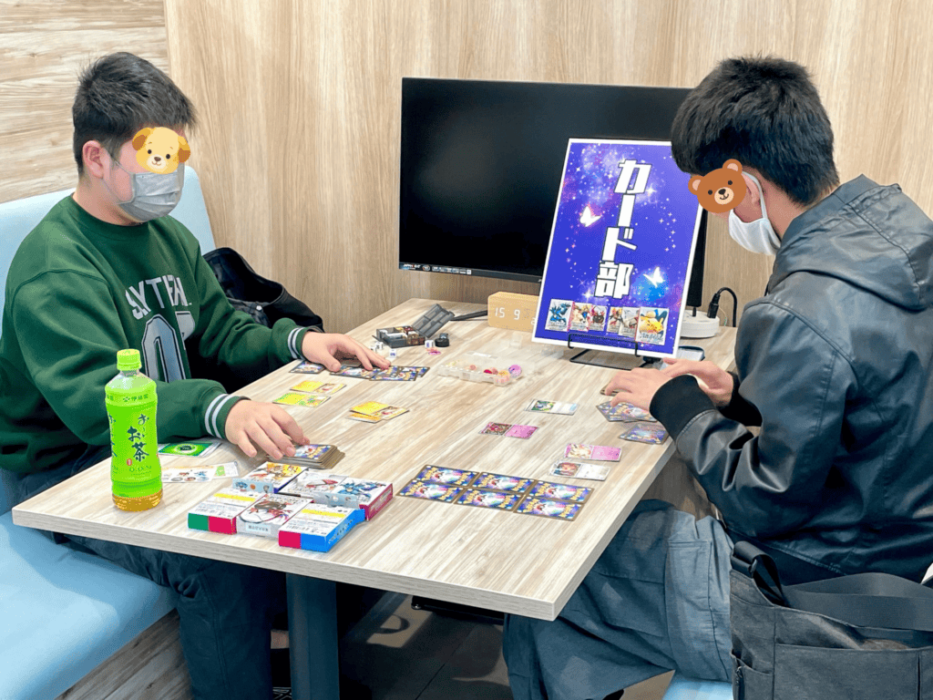 ポケモンカード(スターターデッキ)で腕比べ