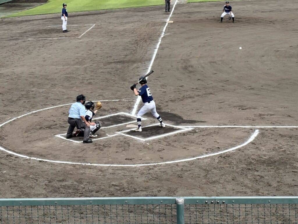 試合中の打者の写真