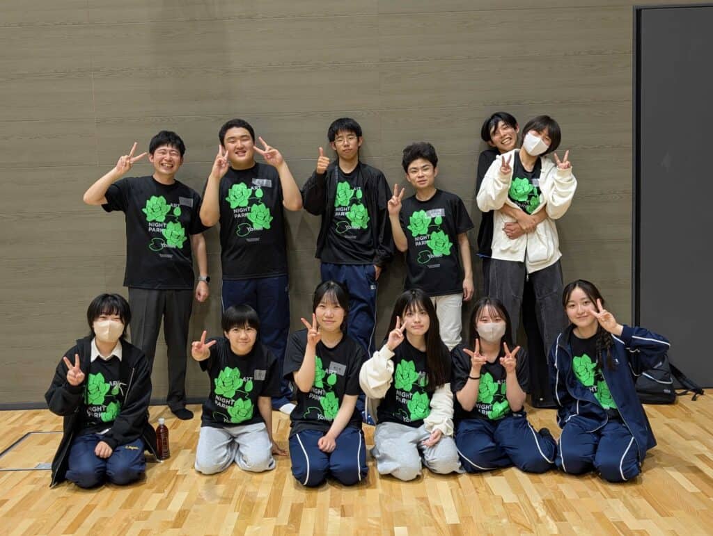 ボラティアに参加した生徒の集合写真