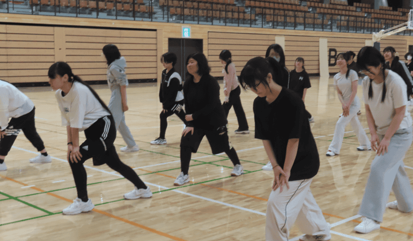 体育の様子①