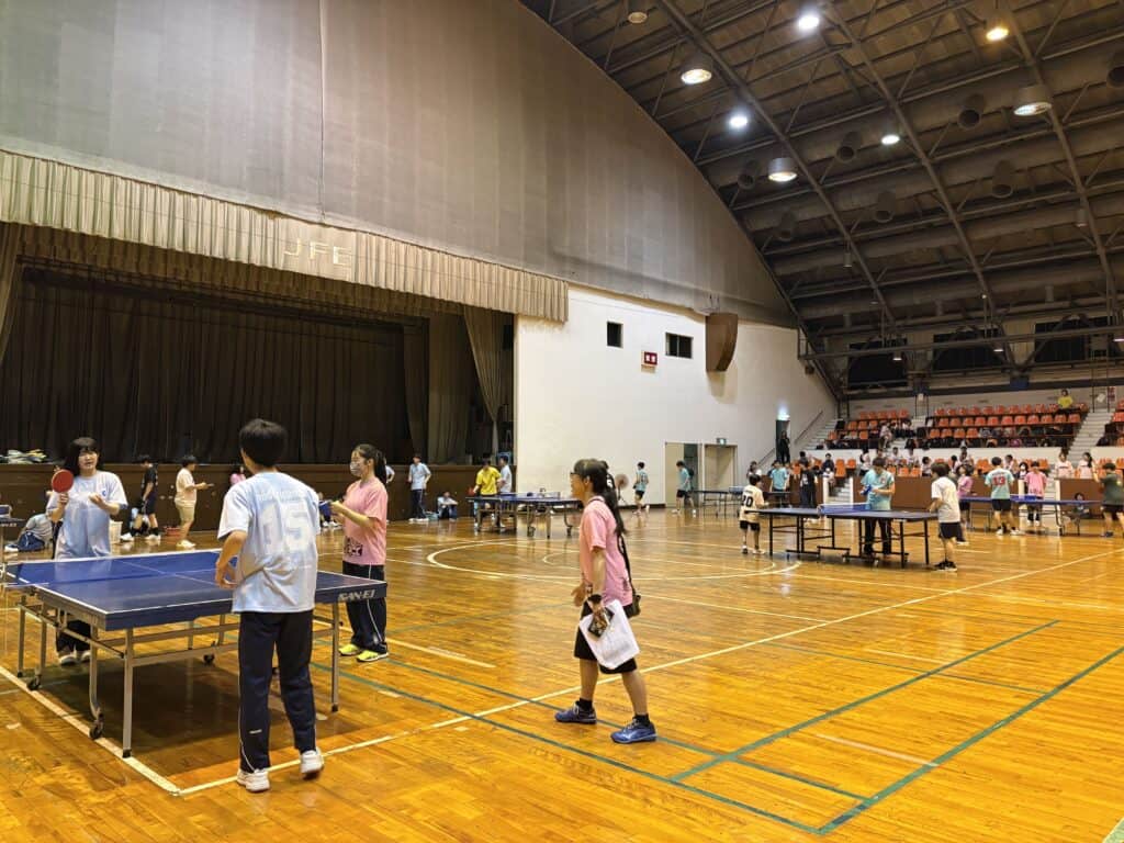卓球の様子