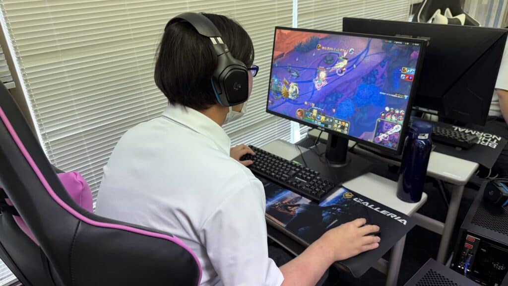 試合中の様子