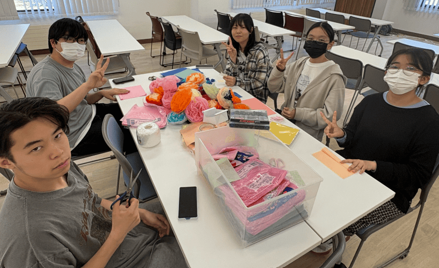 生徒 主体 活動 飾り付け